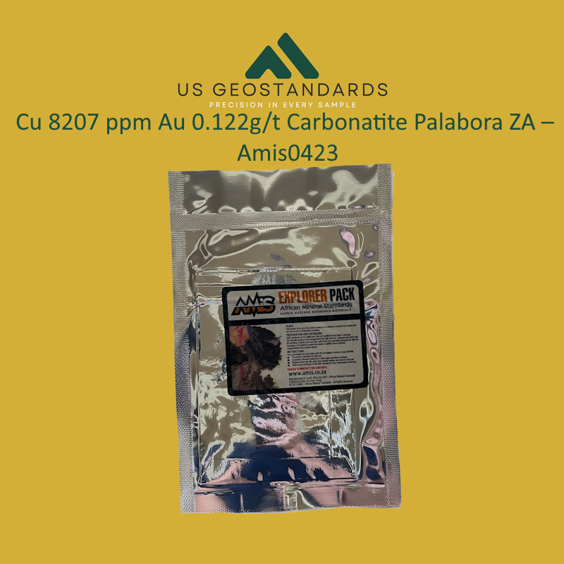 Cu 8207 ppm Au 0.122g/t Carbonatite Palabora ZA - Amis0423