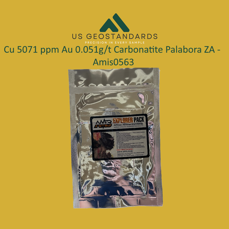 Cu 5071 ppm Au 0.051g/t Carbonatite Palabora ZA - Amis0563
